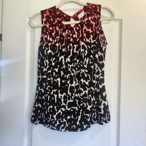 Stylish Leopard Print Sleeveless Top